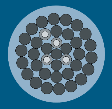 BRUGG spiral ropes conductor arrangement